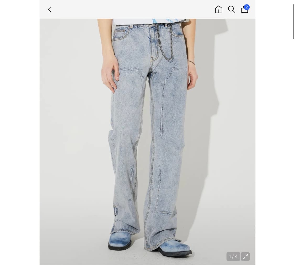 메종미네드 부츠컷 데님 상품이미지1