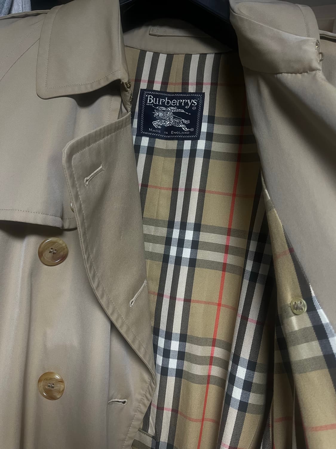빈티지 베이지 버버리 트렌치 코트 판매  상품이미지3