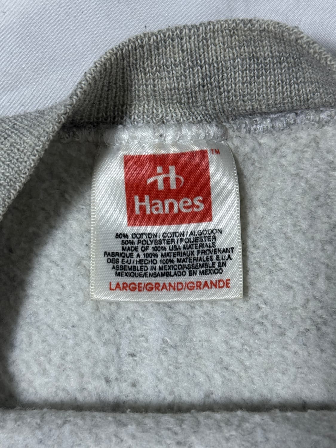 90s usa hanes 50 50 블랭크 스웨트셔츠 상품이미지3