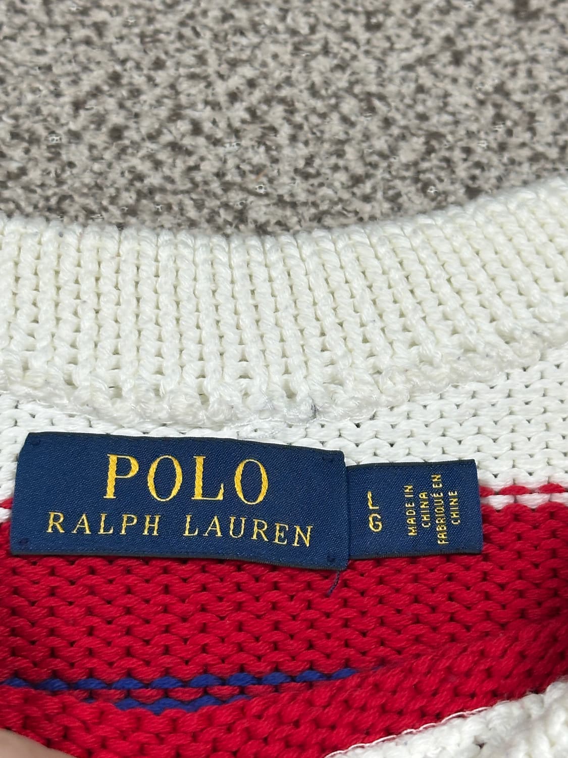 폴로랄프로렌 니트 스웨터 L사이즈 상품이미지5