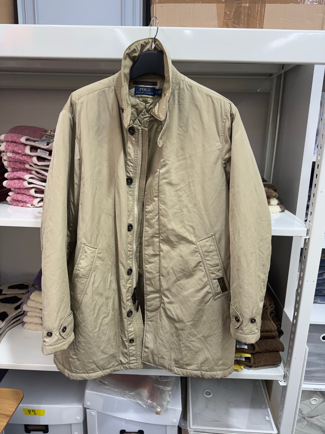 폴로 랄프로렌 누빔 코트 L 상품이미지1