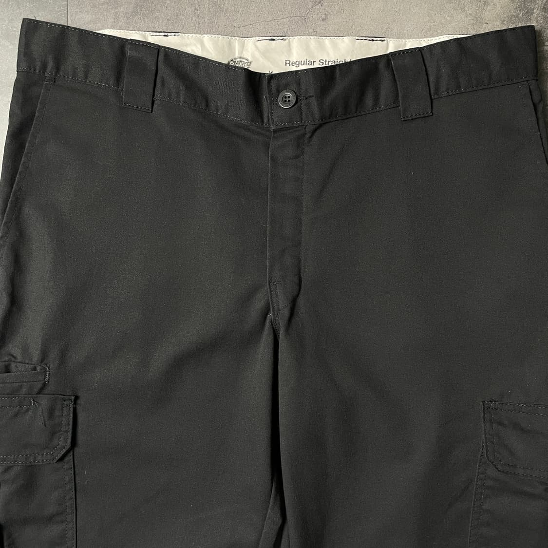 DICKIES 디키즈 블랙 레귤러 스트레이트핏 카고 워크팬츠 A00965 상품이미지2