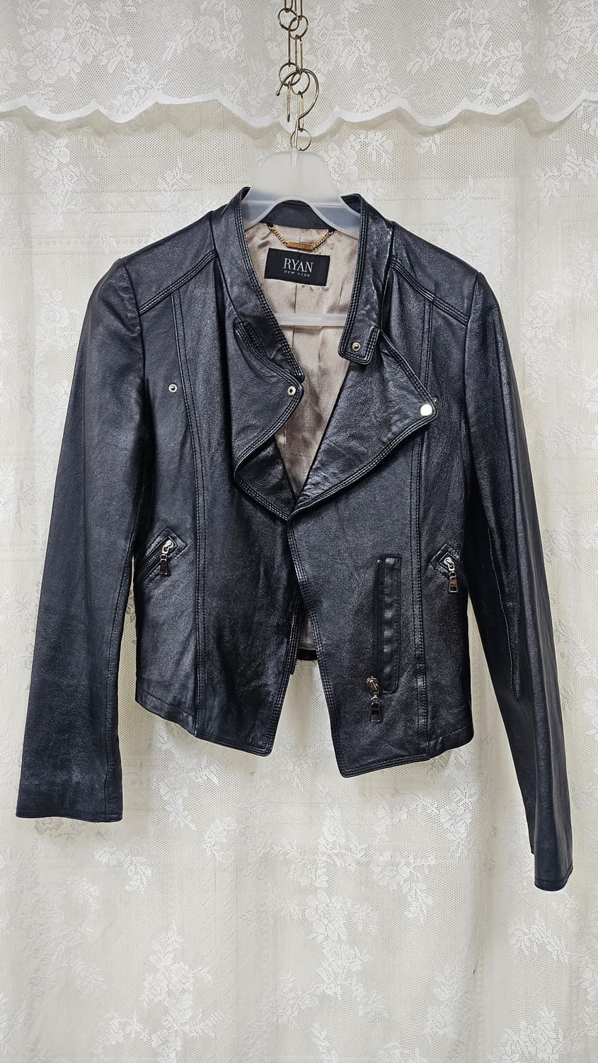 리안 양가죽 여성 라이더자켓  상품이미지2