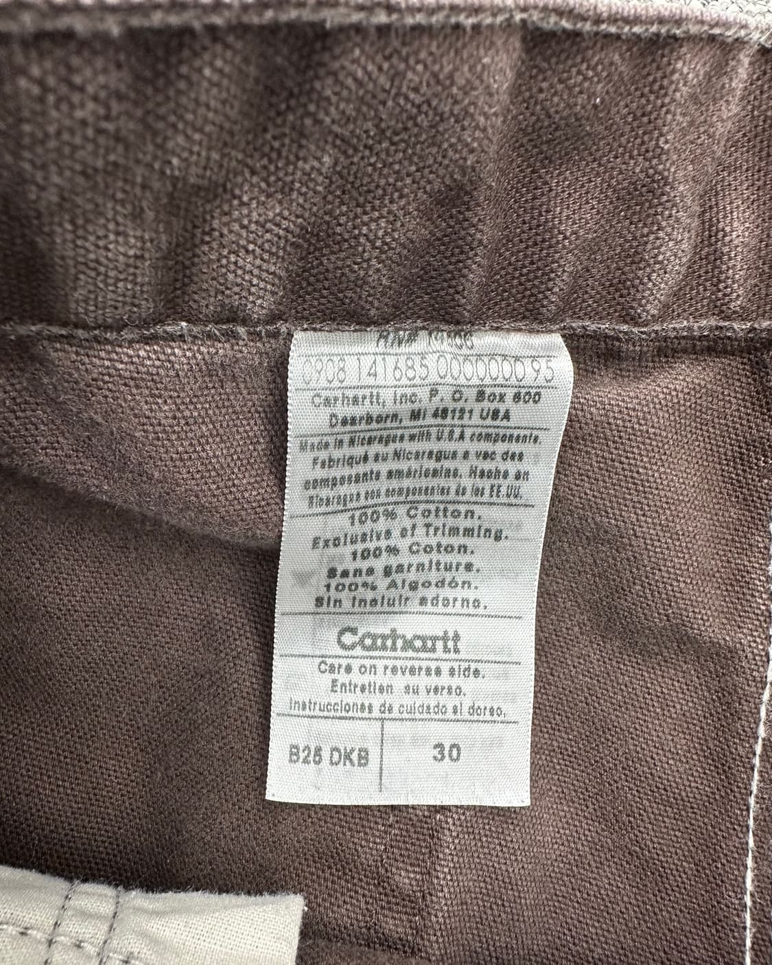 (허단38)칼하트 반바지-M1730 상품이미지3