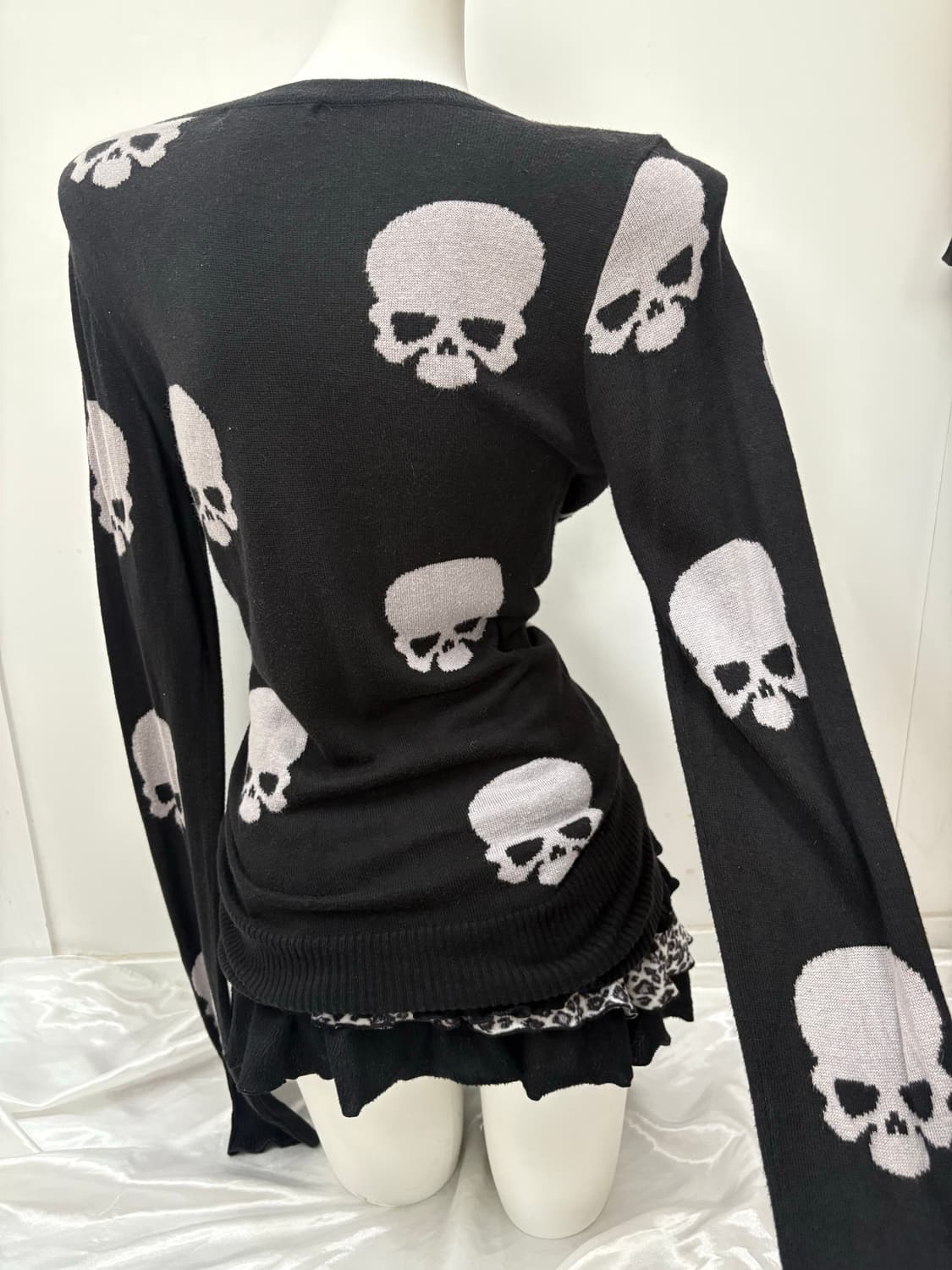 고스트오브할렘 해골 가디건 상품이미지3