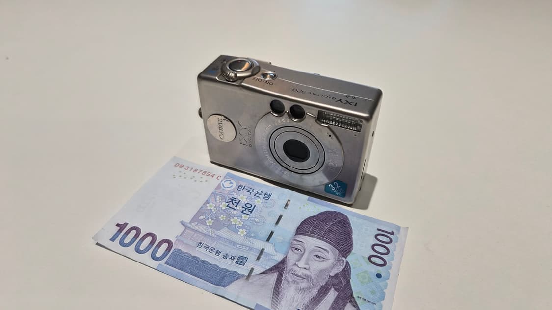 작례O 캐논 ixy 320 익서스 v3 초소형 디지털카메라 빈티지 디카 상품이미지1