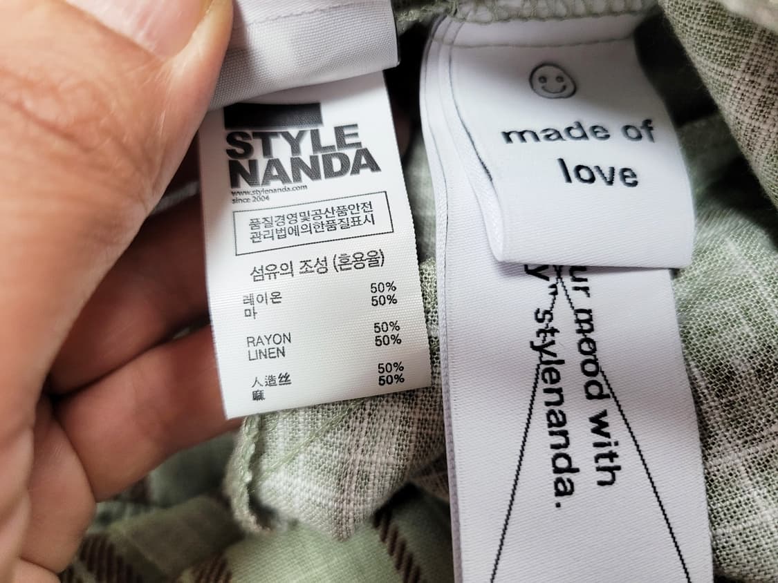 스타일난다(STYLENANDA) 린넨 점프수트 55-66 새상품 상품이미지7