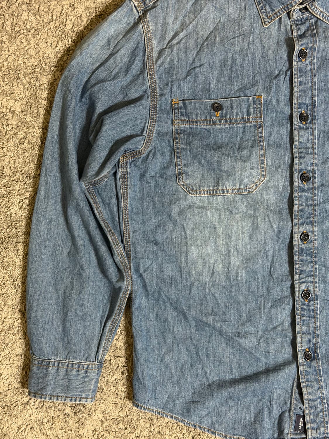 LL Bean 엘엘빈 데님 셔츠 상품이미지6