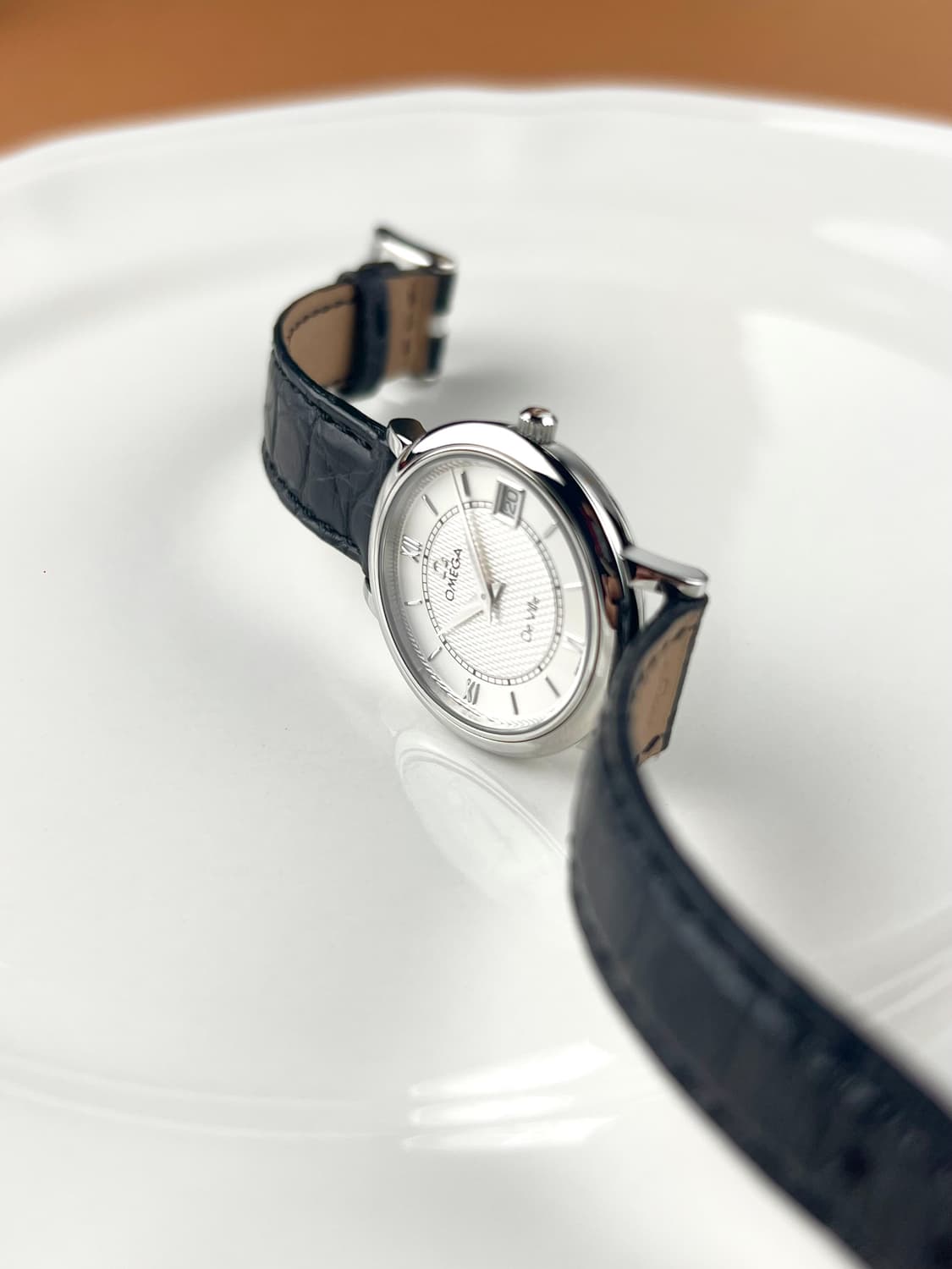 OMEGA Lady De Ville date steel watch 상품이미지3