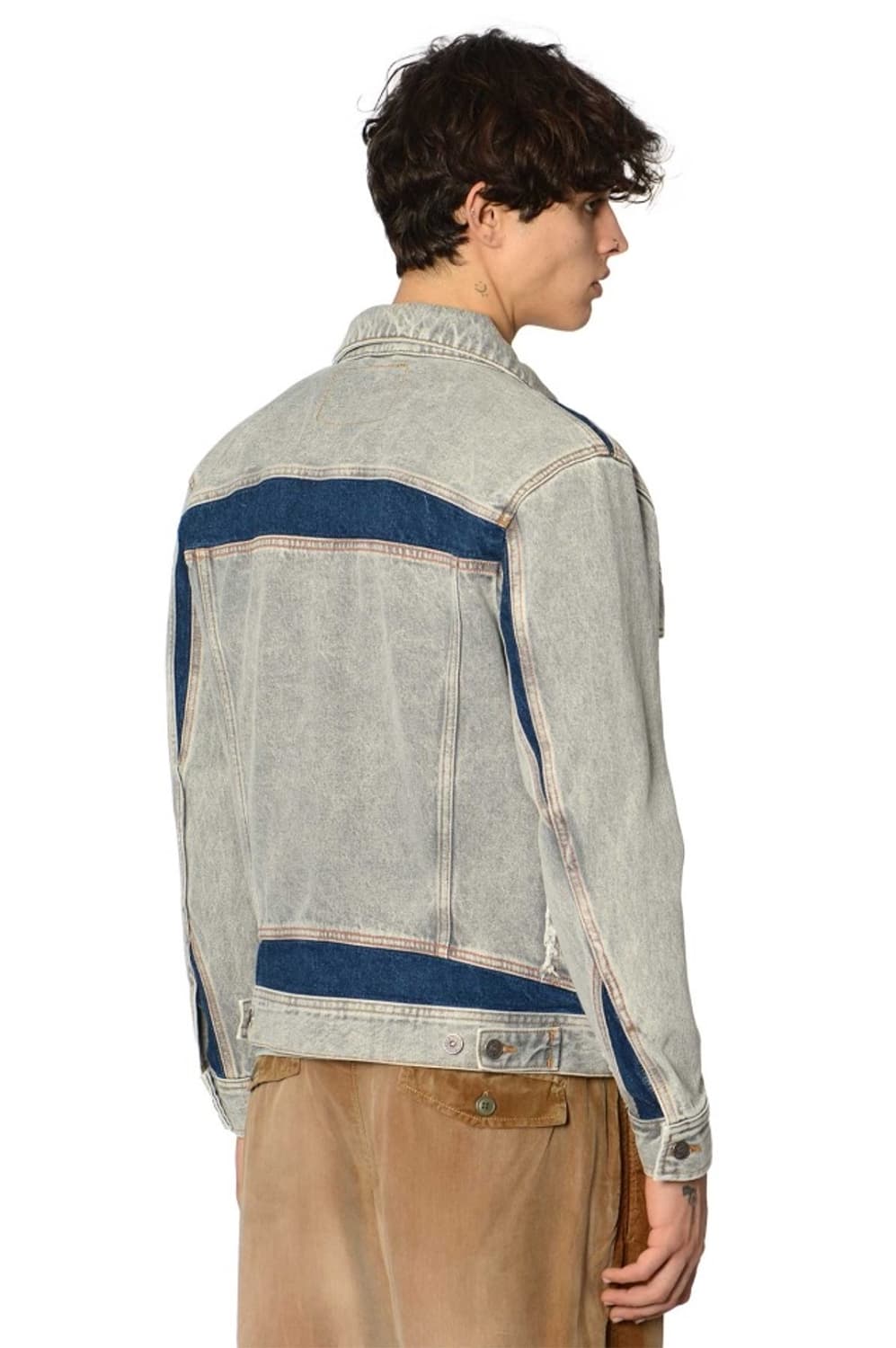 디젤 그레이 데님 트러커 자켓 상품이미지6