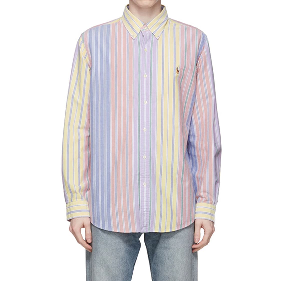폴로 랄프로렌 남성 스트라이프 셔츠 L사이즈 상품이미지1