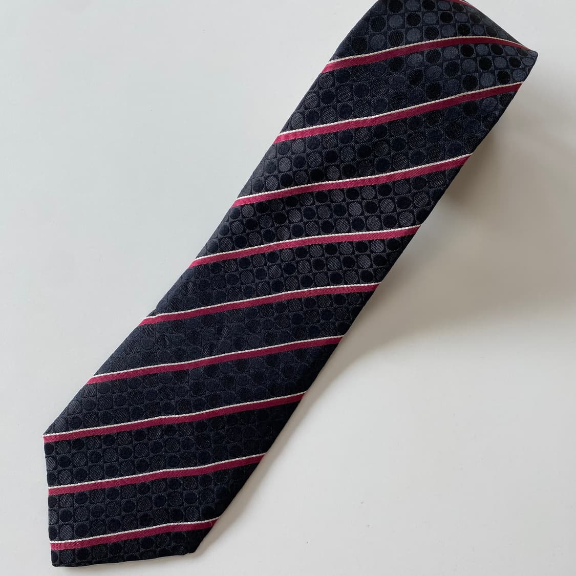 아쿠아스큐텀 정품 명품 넥타이 실크100 8.3cm 상품이미지5