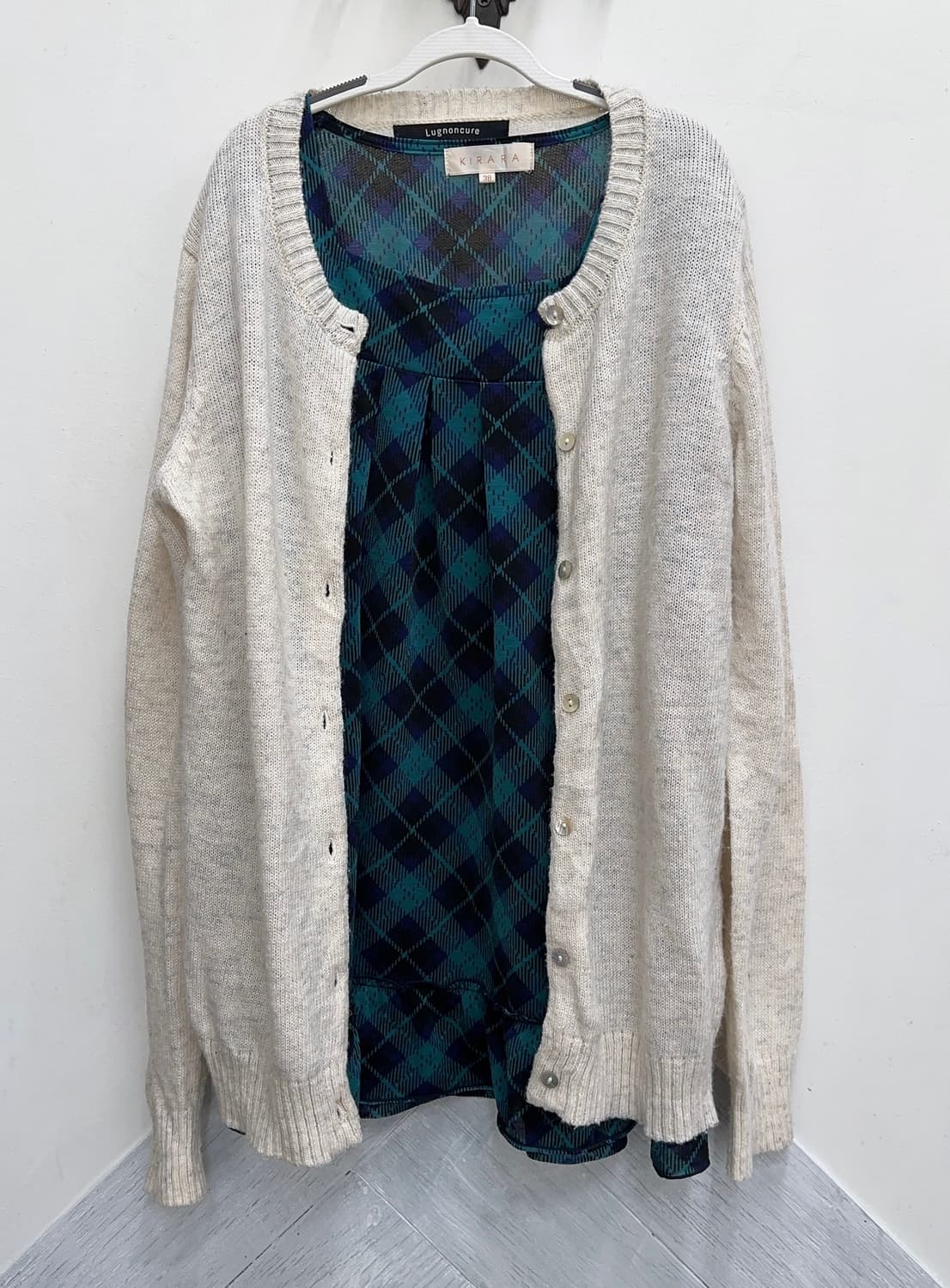 💬하구미의 휴식시간 코디세트💬 블라우스 프릴 가디건 봄 상의코디 상품이미지2