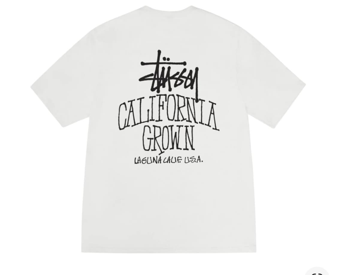 스투시 캘리 그로운 반팔 상품이미지1