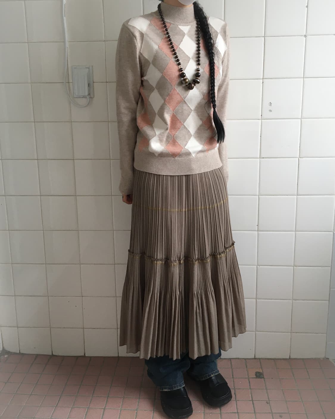 Argyle pattern knit 상품이미지6