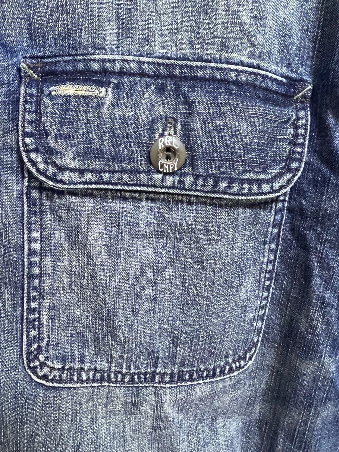 RRL 데님워크셔츠 M사이즈 상품이미지3