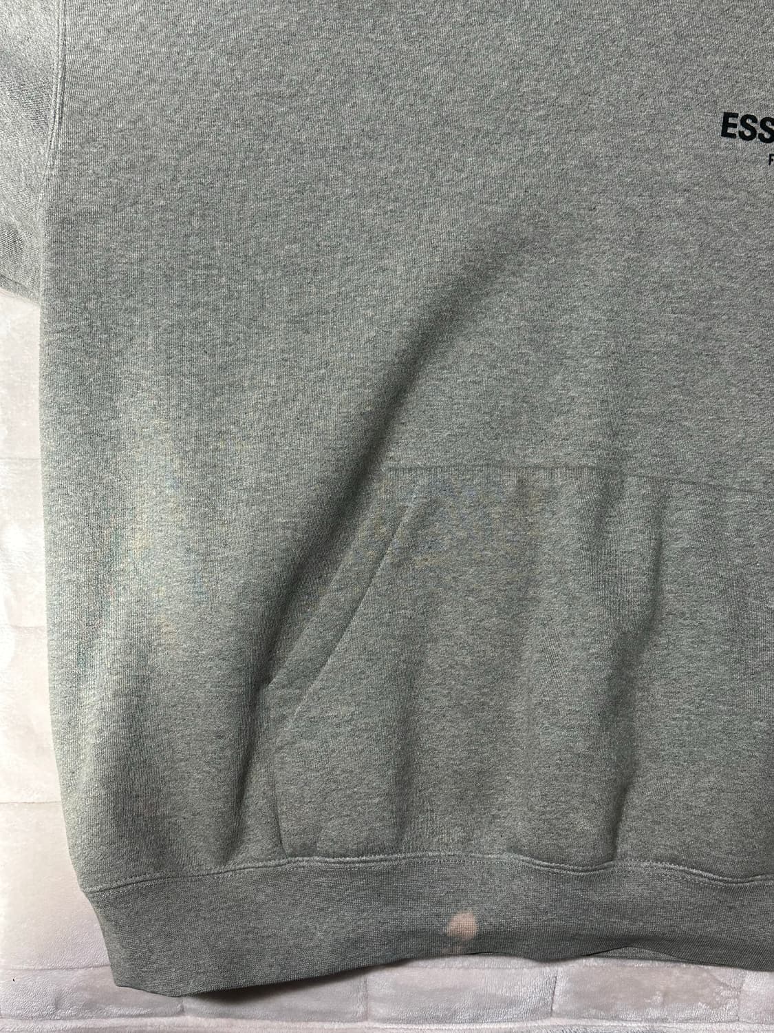 에센셜 Fear of God 기모 후드티 그레이 상품이미지2