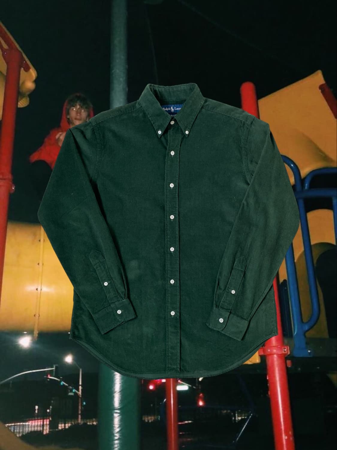 폴로 랄프로렌 코듀로이 버튼다운 셔츠 (Man S) AB1831 상품이미지1