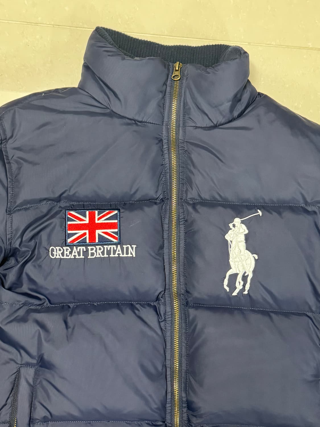 폴로 랄프로렌 빅포니 브리튼 패딩 네이비 상품이미지3