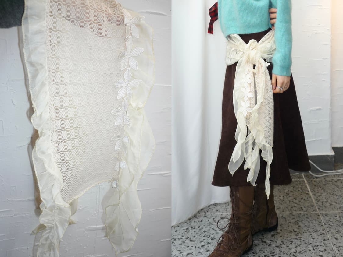 flower point soft muffler 상품이미지1