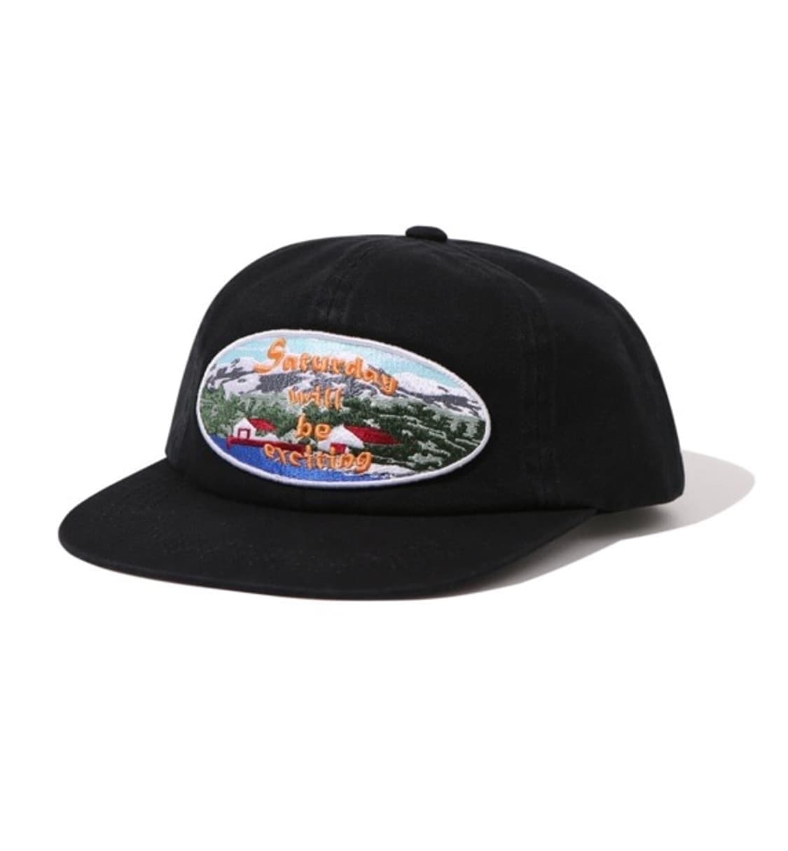 STU 패치 볼캡 모자 블랙 상품이미지1