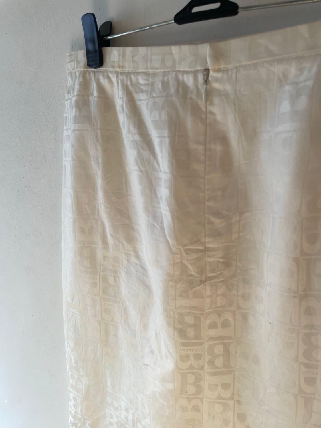 Vintage Burberry Monogram Jacquard 스커트 상품이미지3