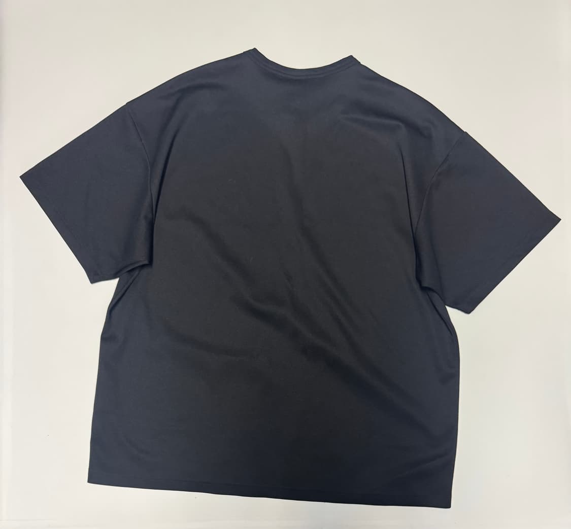 로맨틱크라운 기능성 프린팅 반팔 티셔츠 L ~ XL 블랙 상품이미지2