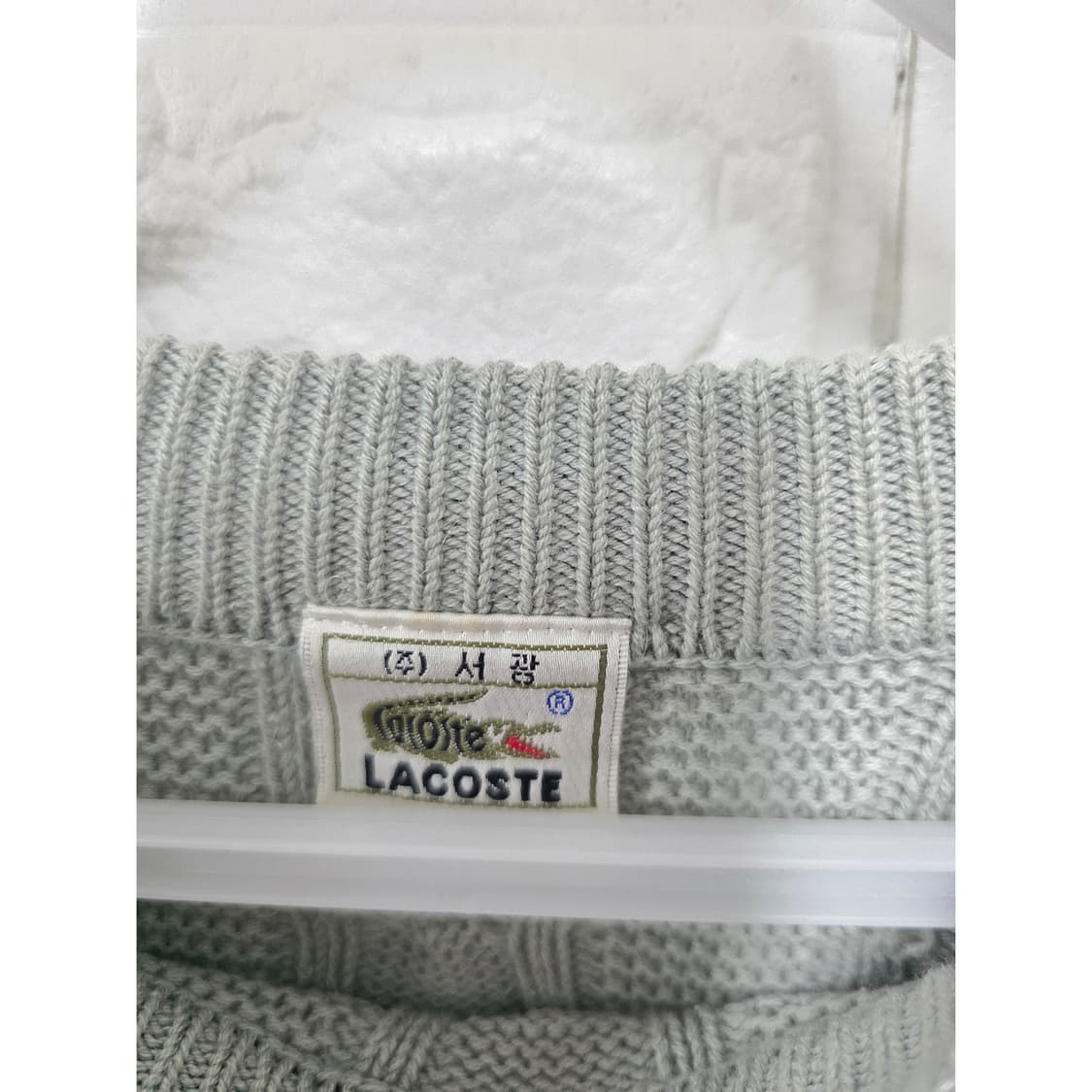 택포// 라코스테 남성 케이블 니트 XL 상품이미지2