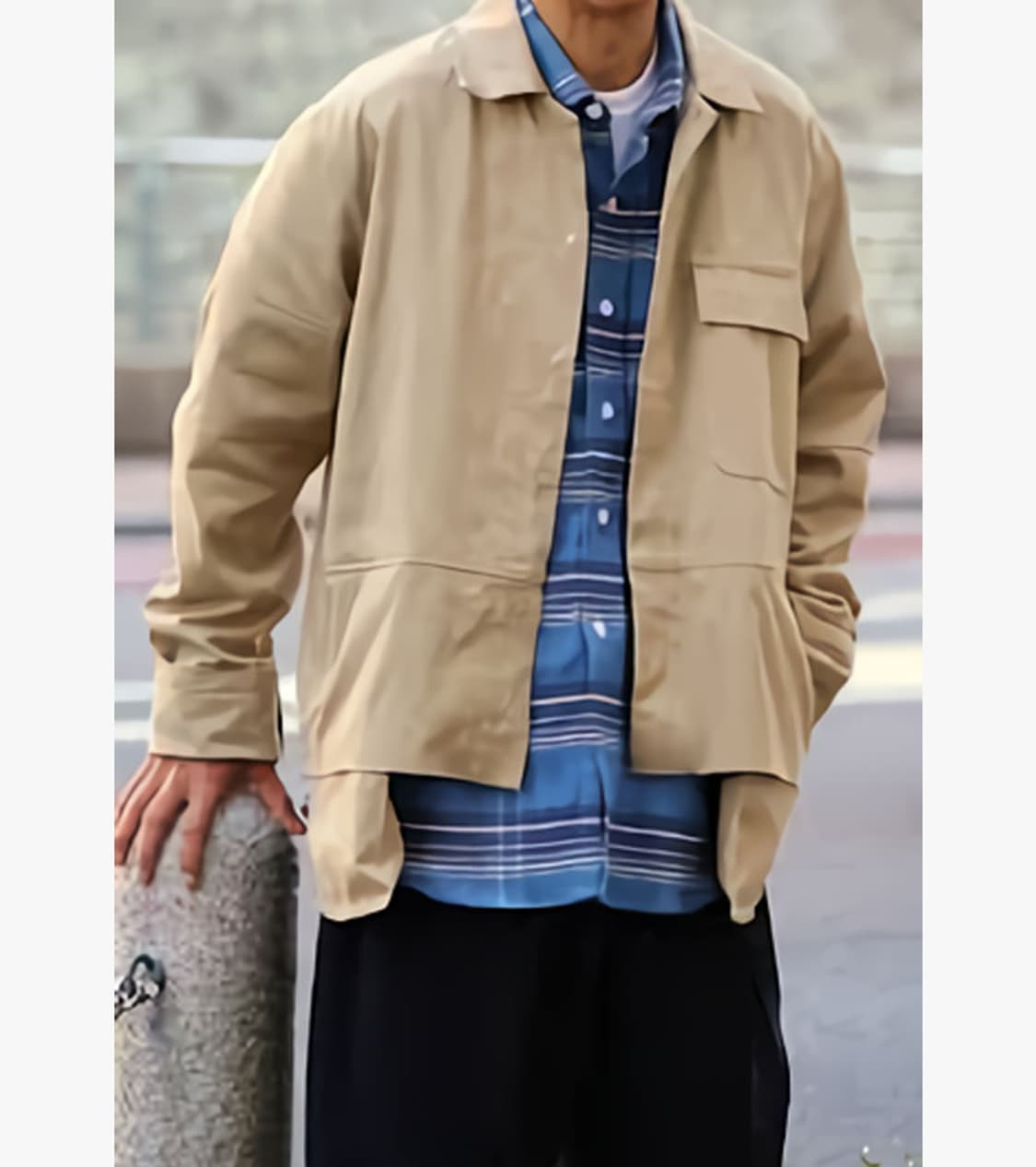 UNUSED - CUT OFF COTTON JACKET 상품이미지2