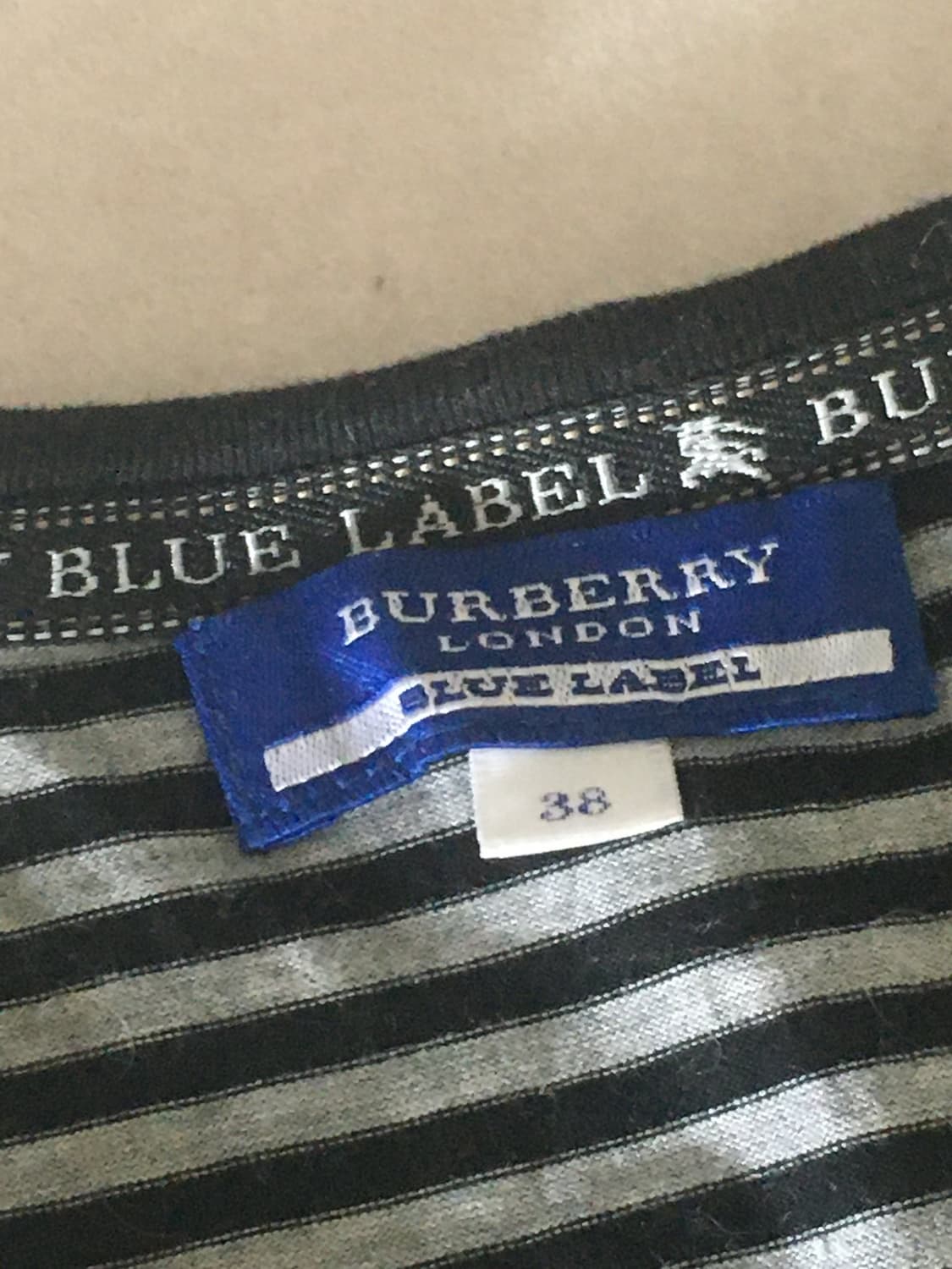 정품 버버리 블루라벨 스트라이프 나시 캉캉 원피스 히메 오네 갸루 러블리 상품이미지2