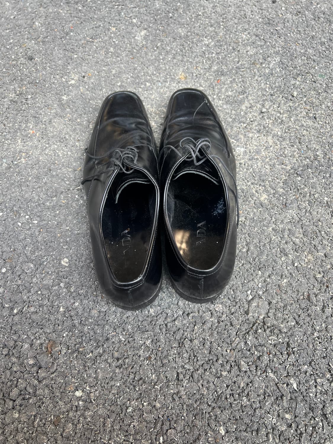 prada 세미 스퀘어토 더비 상품이미지4