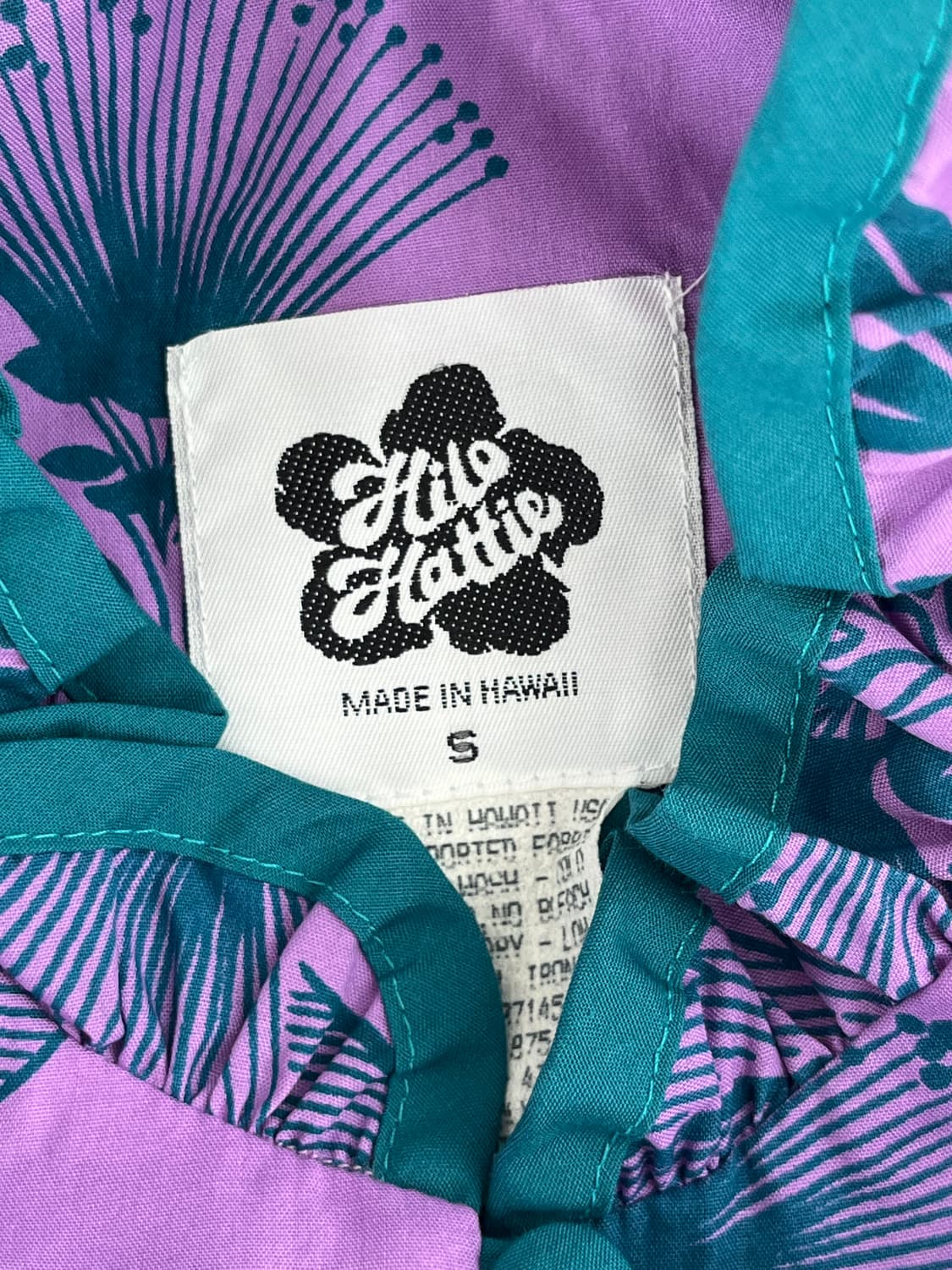 Hilo Hattie 프릴 카라 롱 원피스 상품이미지7