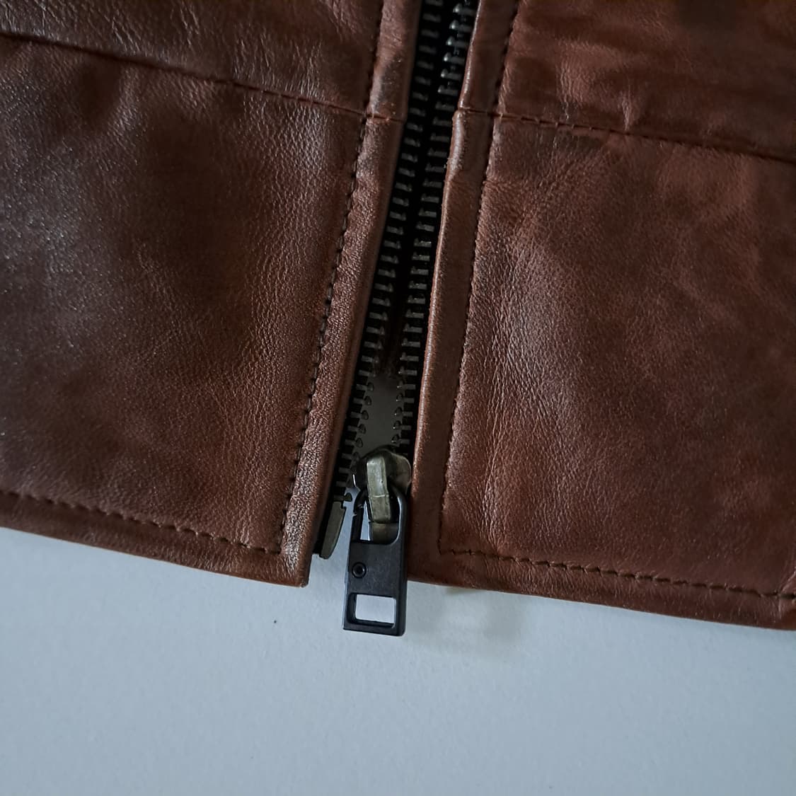 (택포) 램스킨 오일워싱 블루종 자켓 100-105 B509 상품이미지7