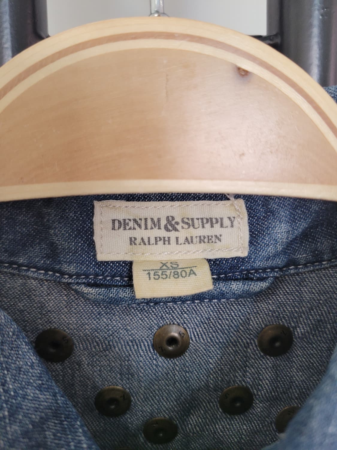 랄프로렌 데님앤서플라이 스터드 웨스턴 데님 셔츠 XS사이즈 상품이미지3