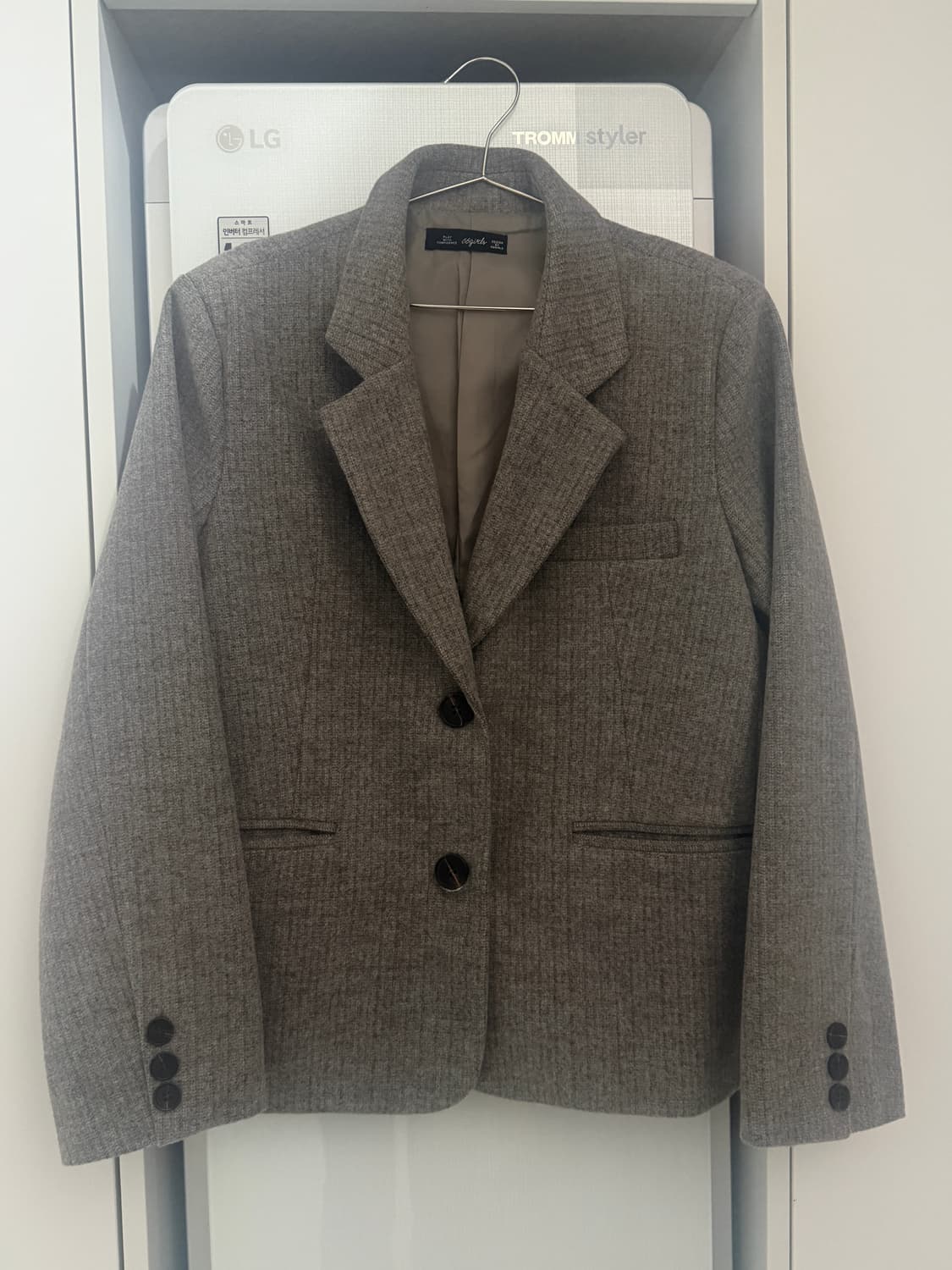 wool jacket warm grey 상품이미지1