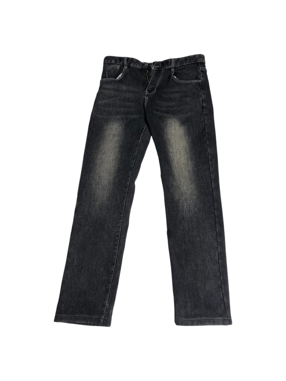 알마니 빈티지 워싱 블랙 데님 팬츠 34 상품이미지1
