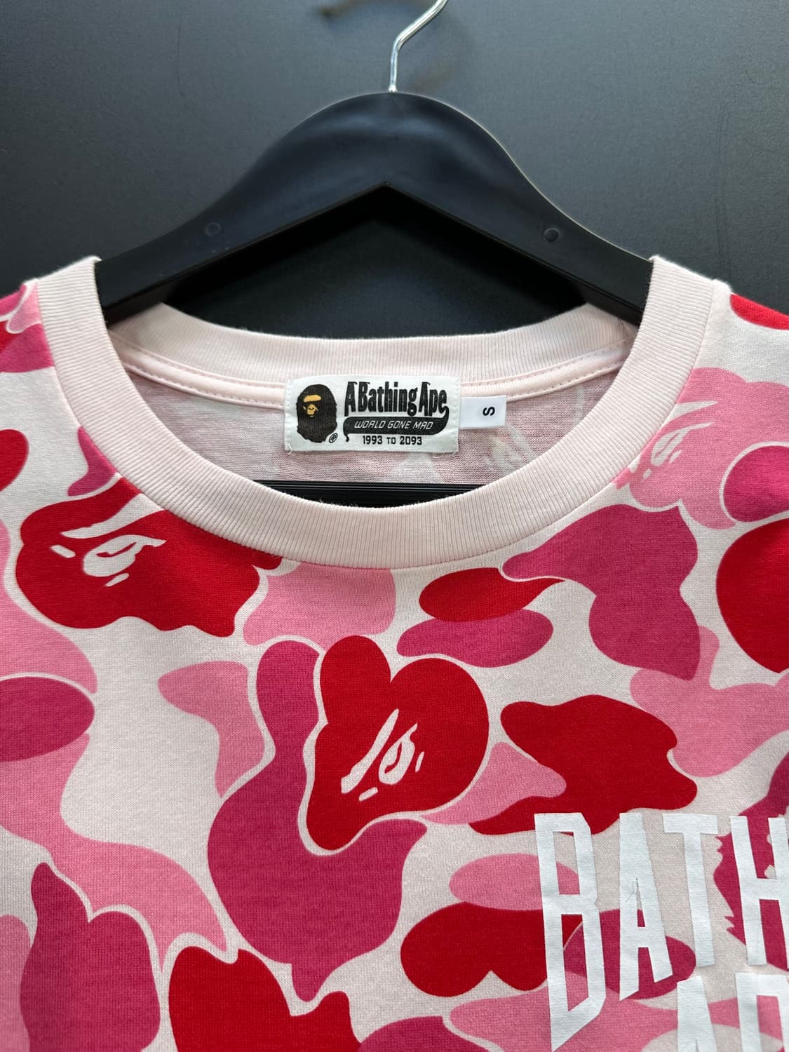 베이프 ABC카모 롱슬리브 핑크베이프 ABC카모 롱슬리브 핑크 상품이미지5