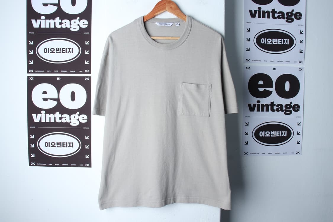 (XL-2XL) 유니폼브릿지 반팔 티셔츠 빅사이즈 포켓 샌드-H32084 상품이미지2