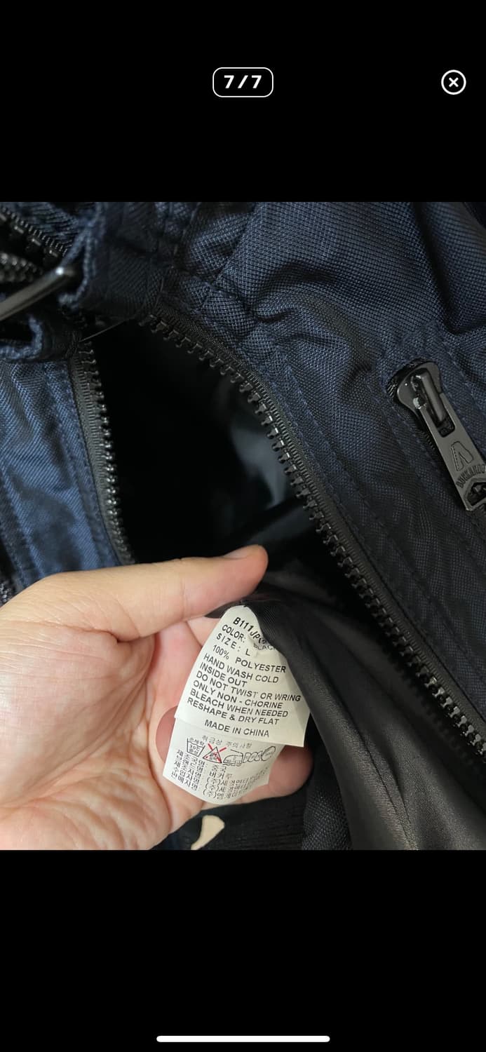 버카루 네이비 락시크 블루종 자켓 상품이미지4