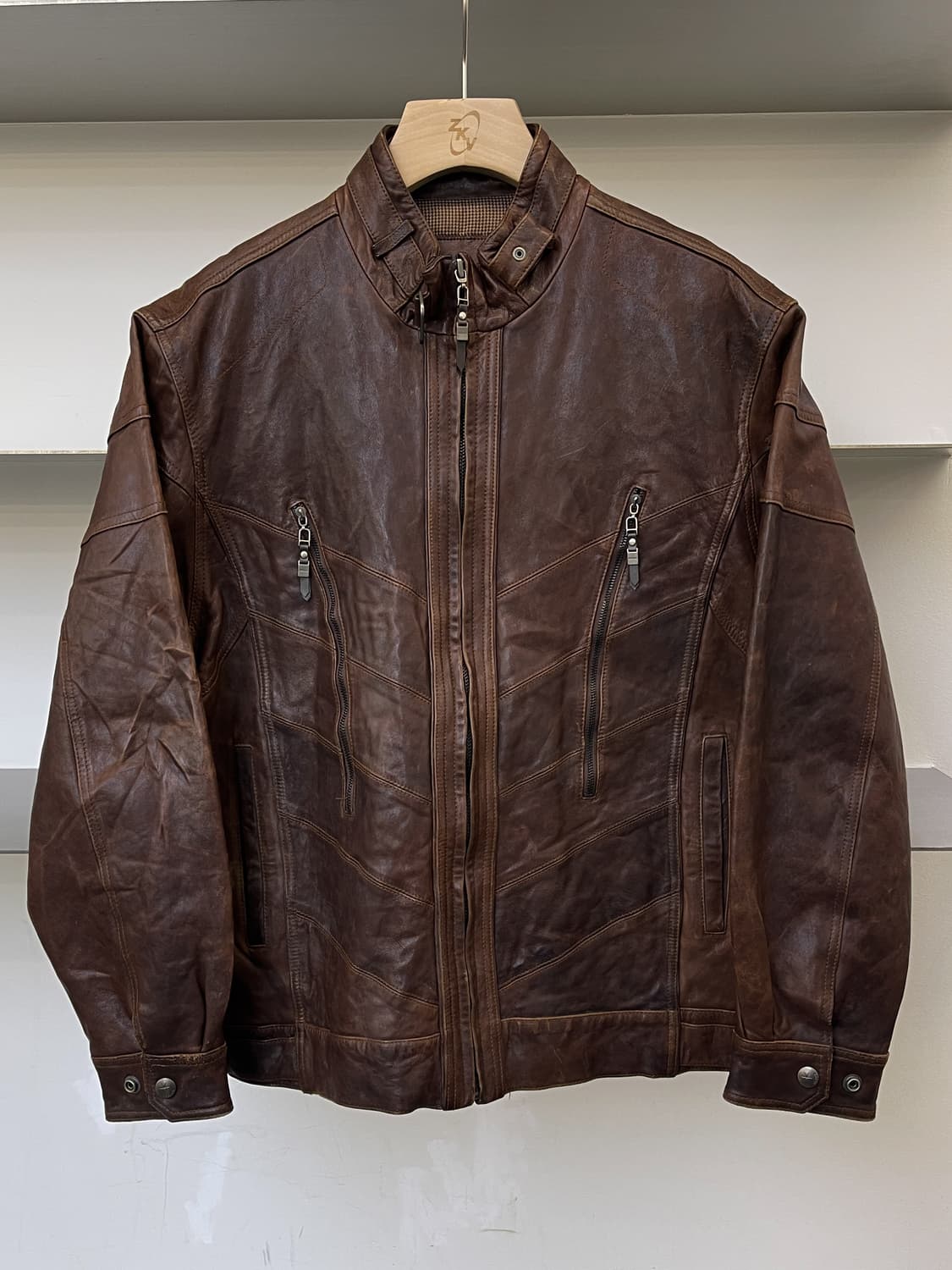 레드옥스 메카닉 레더 자켓 상품이미지2