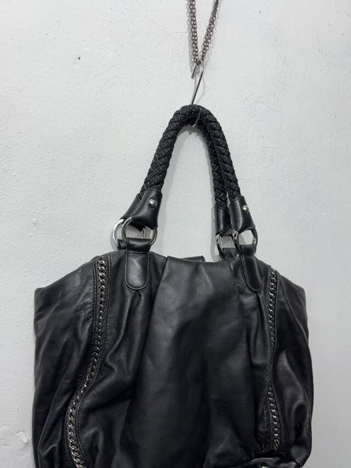 ARMANI COLLEZIONI Braided Leather Tote B 상품이미지8