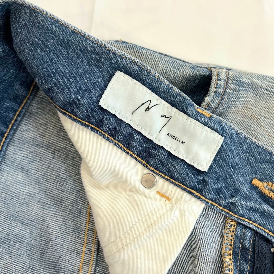 안셀름 에이징 워싱 데님팬츠  상품이미지9
