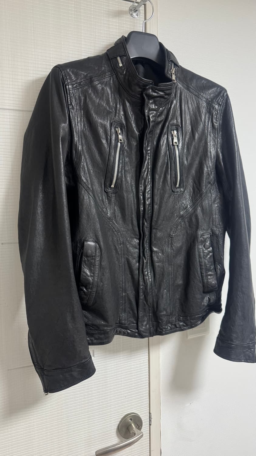 이태리 베지터블 램스킨 레더자켓 110(XXL) 상품이미지3