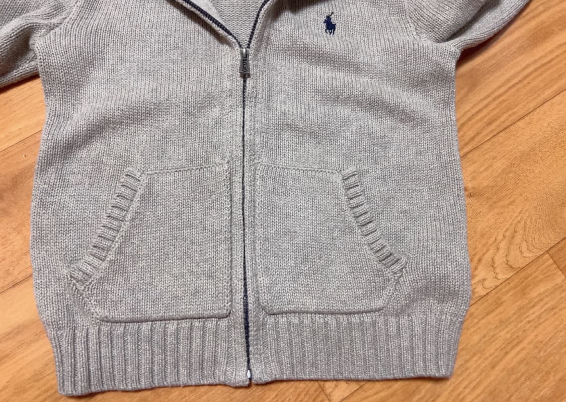 정품 폴로랄프로렌 그레이 니트집업 상품이미지5