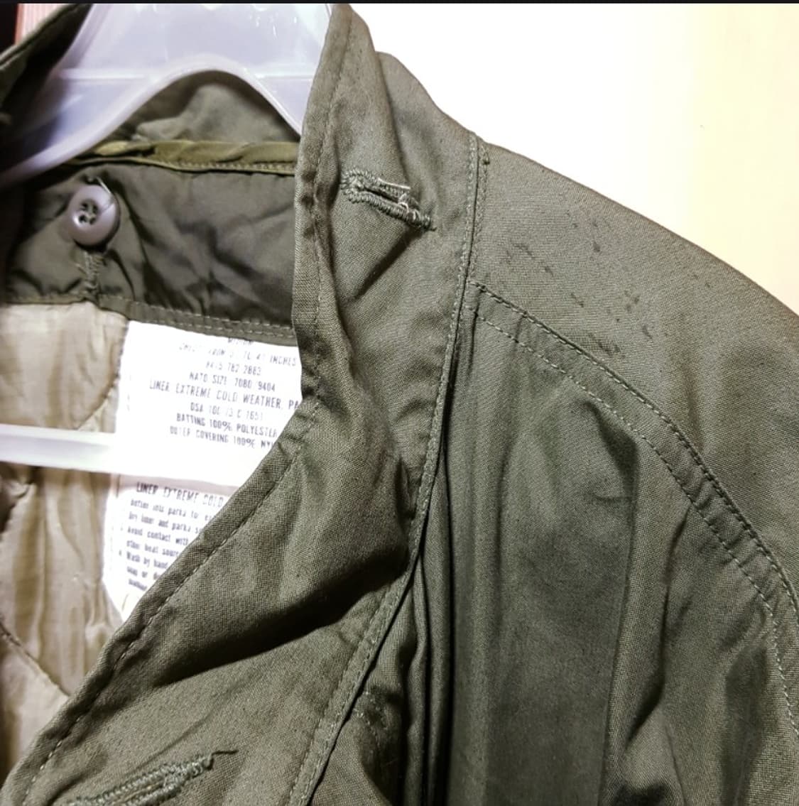 M65 / 미군 개파카 3세대 야상+2세대내피 /토수302 상품이미지3