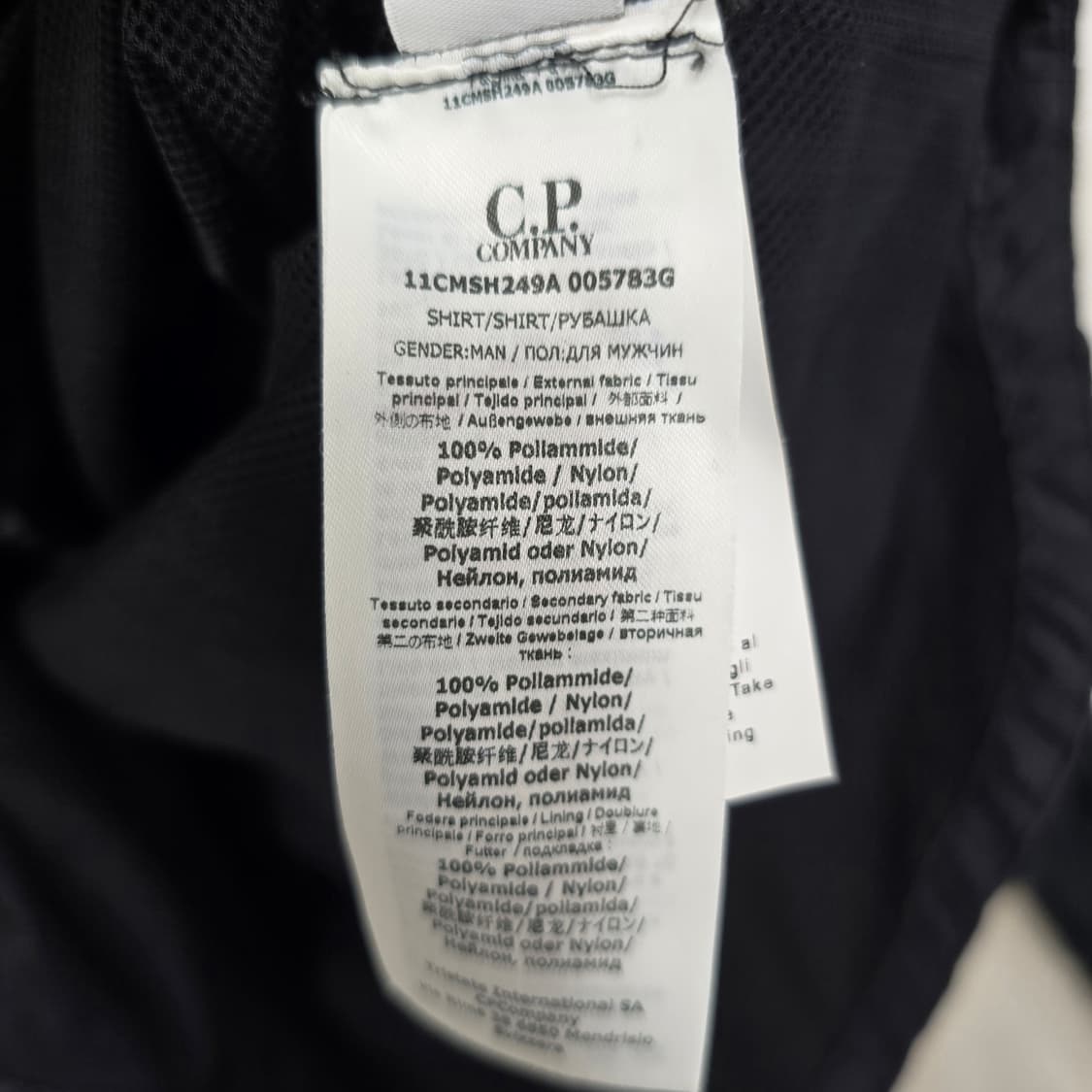 cp컴퍼니 타일론 오버셔츠 자켓 m사이즈 95 판매 상품이미지4