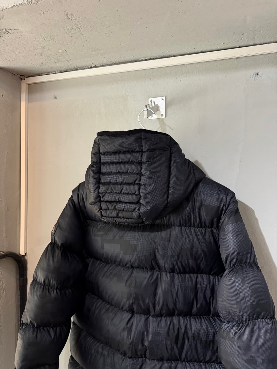 XL/ 무스너클 덕다운 기하학 푸퍼 후디패딩 상품이미지7