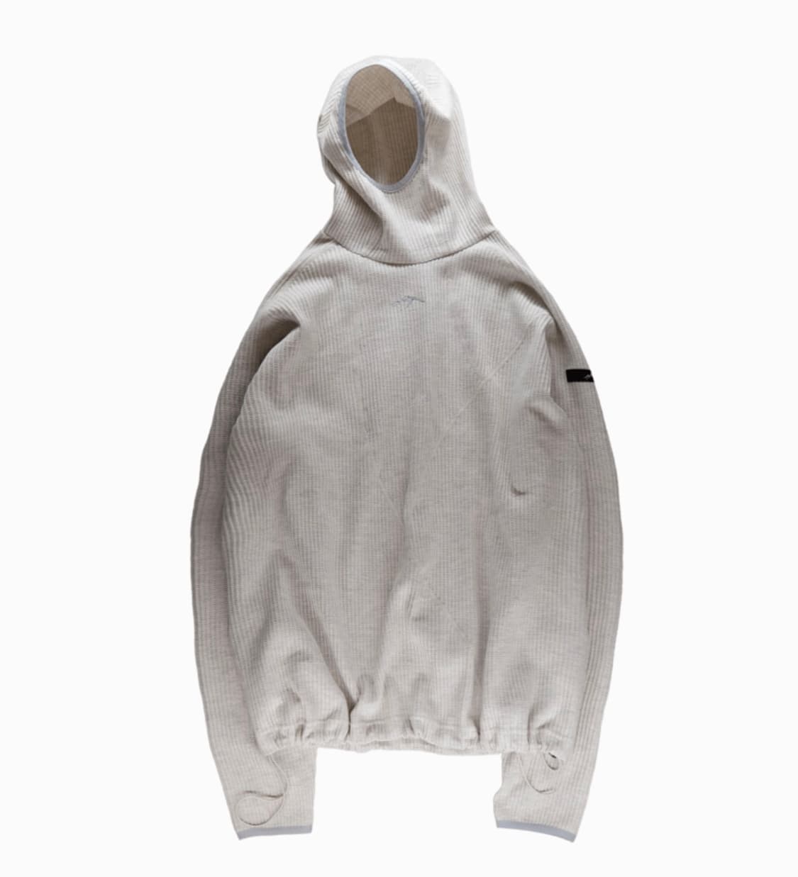 콜드웜 와플 워머 후드 크림 L사이즈 상품이미지2