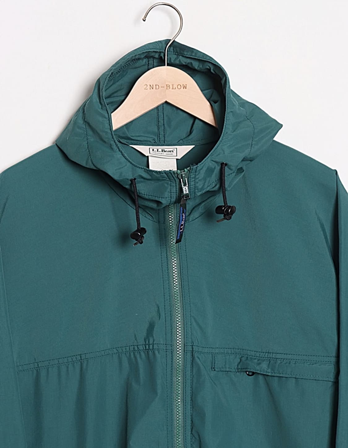  90's L.L.Bean Nylon Hooded Jacket 상품이미지2