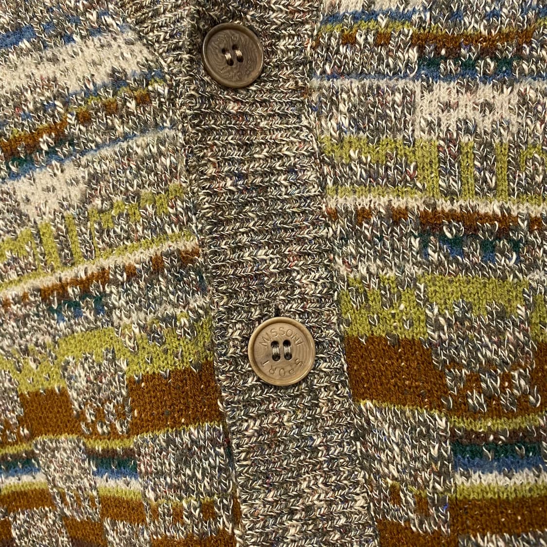 미쏘니 패턴 울 가디건 상품이미지5